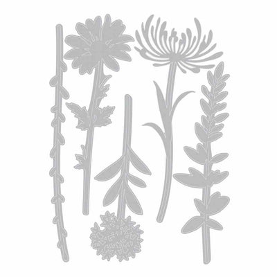 Sizzix Thinlits Wild Flower Stems #1 dies