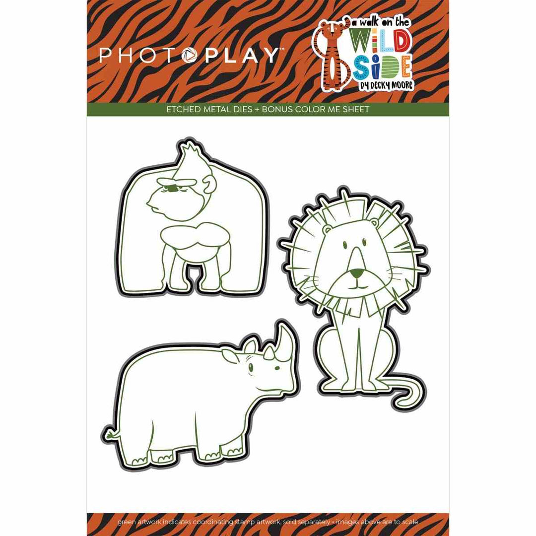 A Walk on the Wild Side Etched Dies-Becky Moore-PhotoPlay