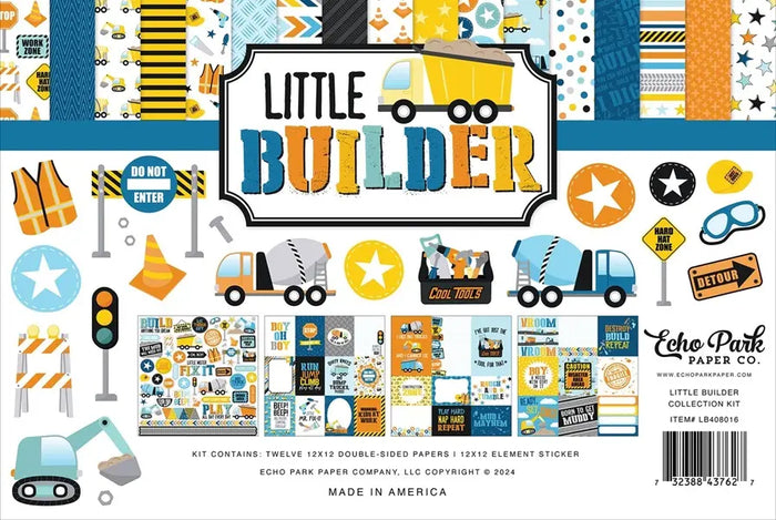 Echo Park Little Builder Scrapbook Collection