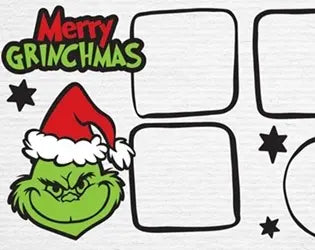 merry grinchmas svg example of a downloadable design