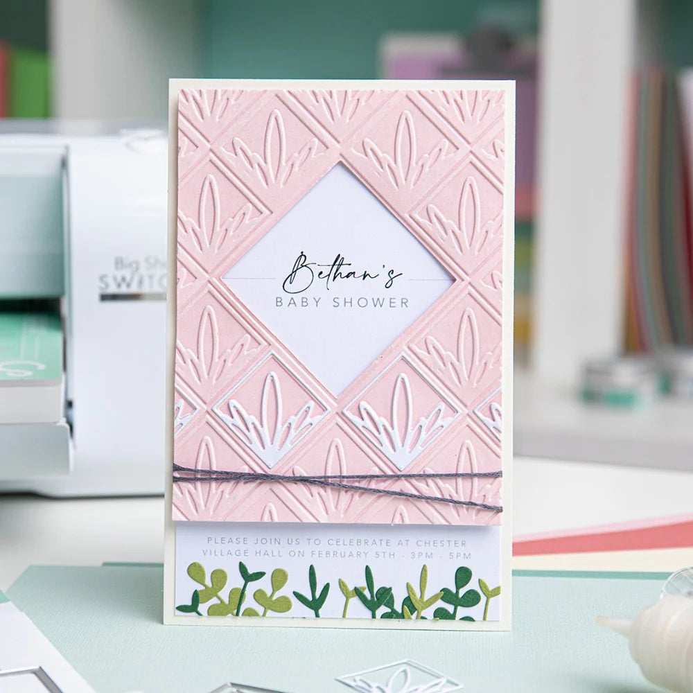 Ornate Frame 2-D Impresslit Embossing Folder - Lisa Jones - Sizzix