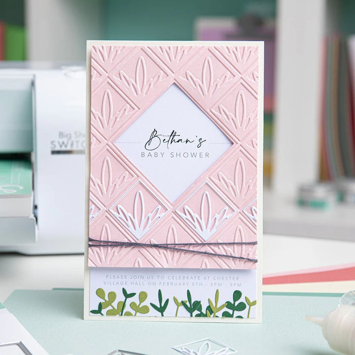 Ornate Frame 2-D Impresslit Embossing Folder - Lisa Jones - Sizzix