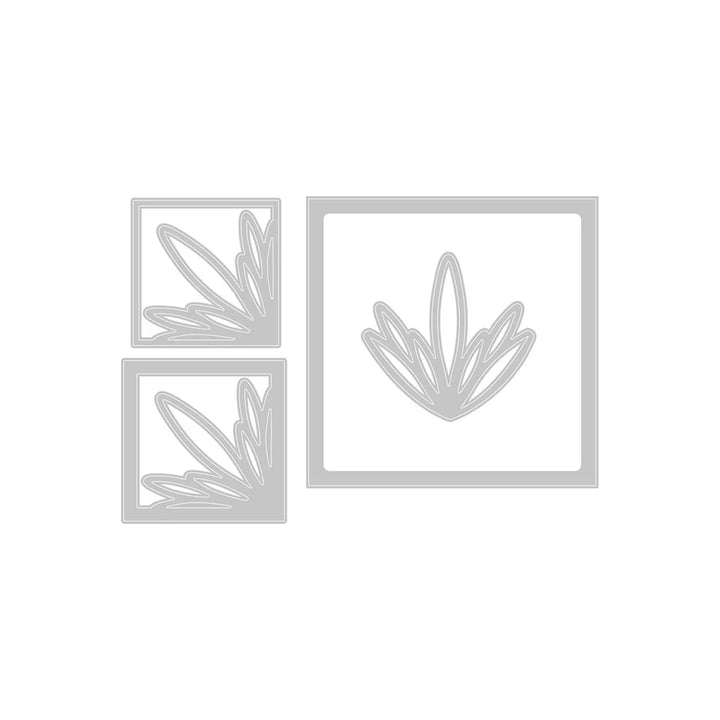 Ornate Frame 2-D Impresslit Embossing Folder - Lisa Jones - Sizzix