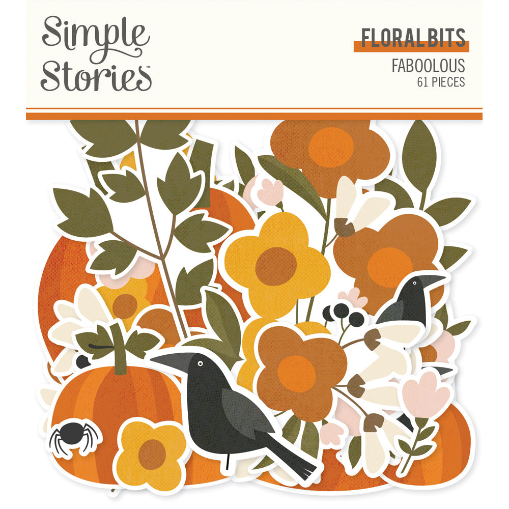 FaBOOlous - Floral Bits & Pieces - Simple Stories