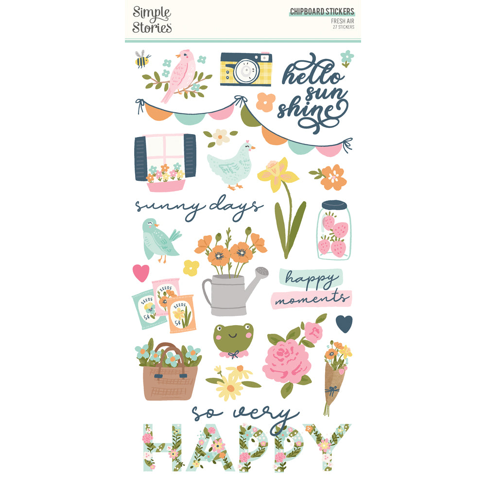 Fresh Air 6" x 12" Chipboard - Simple Stories