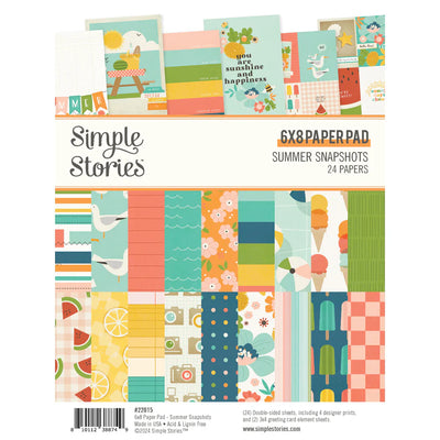 Summer Snapshots 6" x 8" Paper Pad - Simple Stories