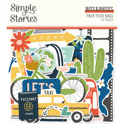 Pack Your Bags Bits & Pieces - Simple Stories