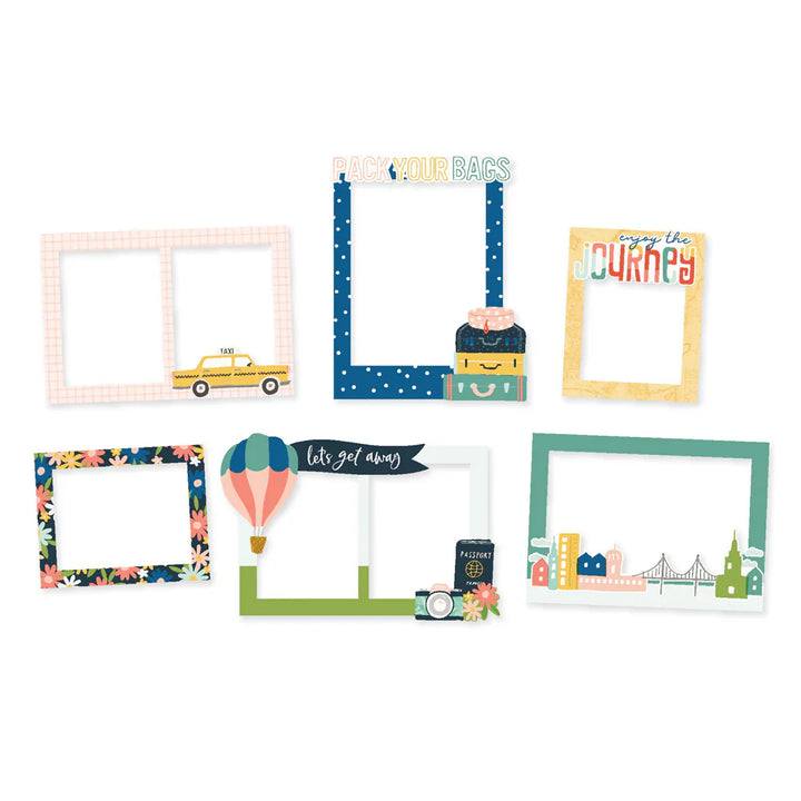 View 2 of Pack Your Bags Chipboard Frames - Simple Stories