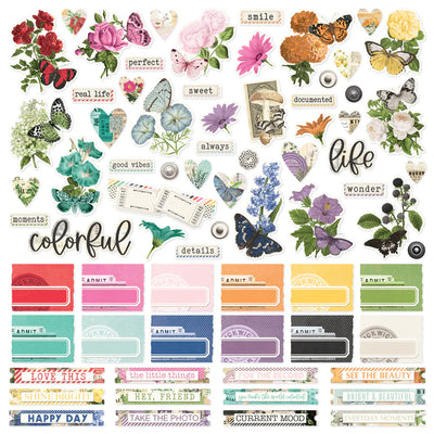 SV Color Palette Cardstock Stickers - Simple Stories