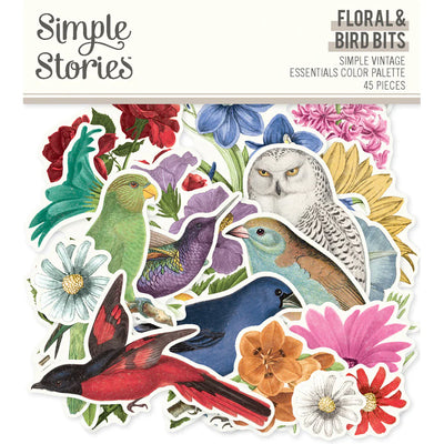 SV Color Palette Floral & Bird Bits & Pieces - Simple Stories