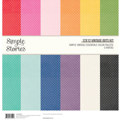 SV Color Palette Vintage Dots Kit - Simple Stories