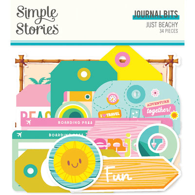 Just Beachy Journal Bits & Pieces - Simple Stories