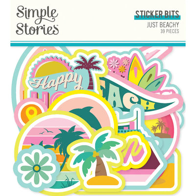 Just Beachy Sticker Bits & Pieces - Simple Stories