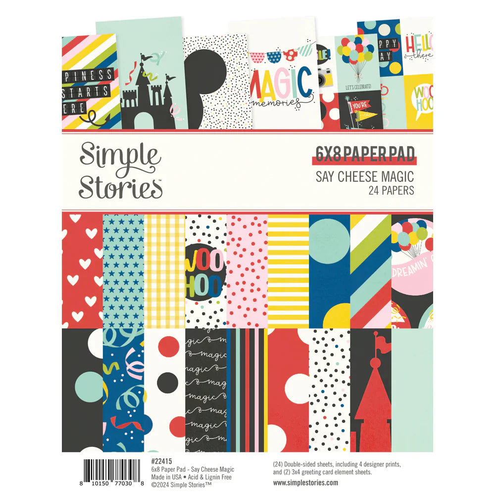 Say Cheese Magic 6" x 8" Paper Pad - Simple Stories