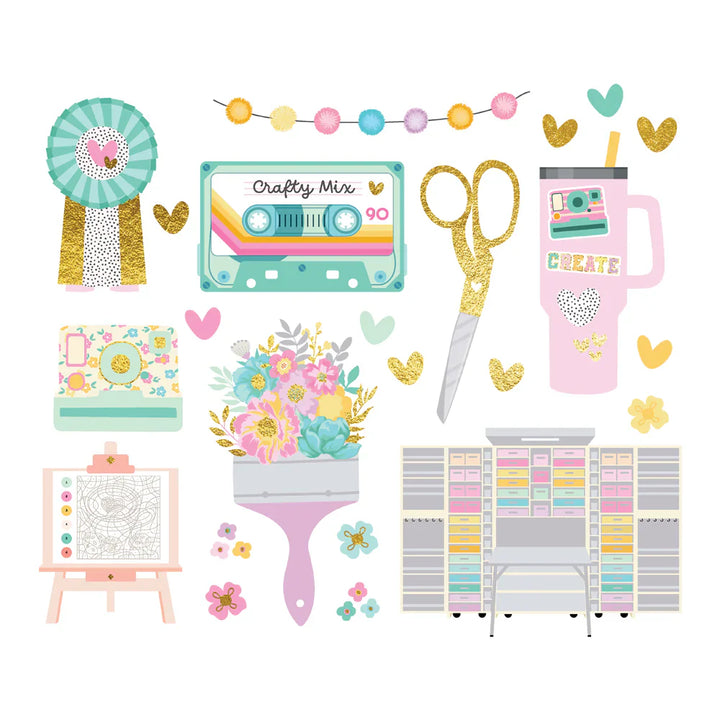 View 2 of Crafty Things Big Bits & Pieces - Simple Stories