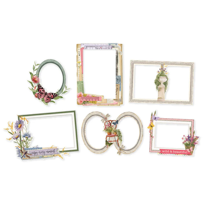 View 2 of Simple Vintage Meadow Flowers Chipboard Frames - Simple Stories