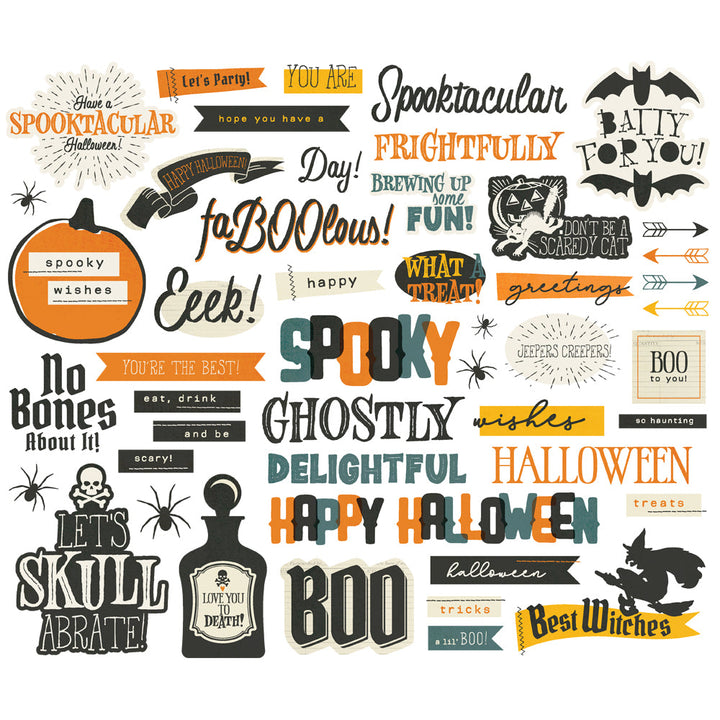 View 2 of Simple Vintage Scary Stories Sentiment Bits & Pieces - Simple Stories
