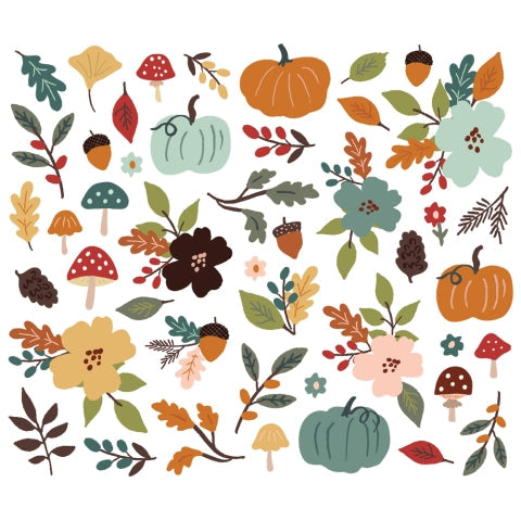 View 2 of Cider & Donuts Floral Bits & Pieces - Simple Stories