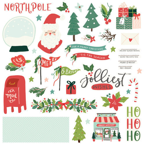 View 4 of Santa's Village Simple Cards Card Kit - Simple Stories