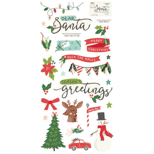 View 6 of Santa's Village Simple Cards Card Kit - Simple Stories