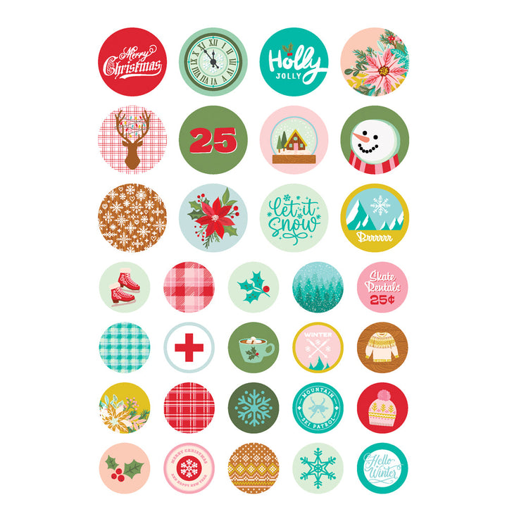 View 5 of Snow Pine Lodge Sticker Book - Simple Stories