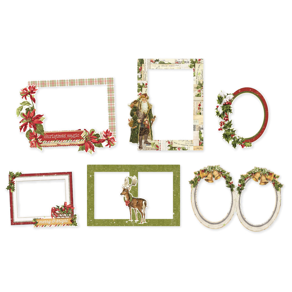 View 2 of Simple Vintage Yuletide Chipboard Frames - Simple Stories