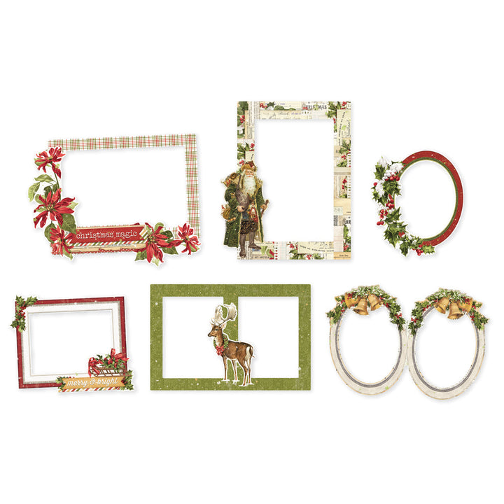 View 2 of Simple Vintage Yuletide Chipboard Frames - Simple Stories
