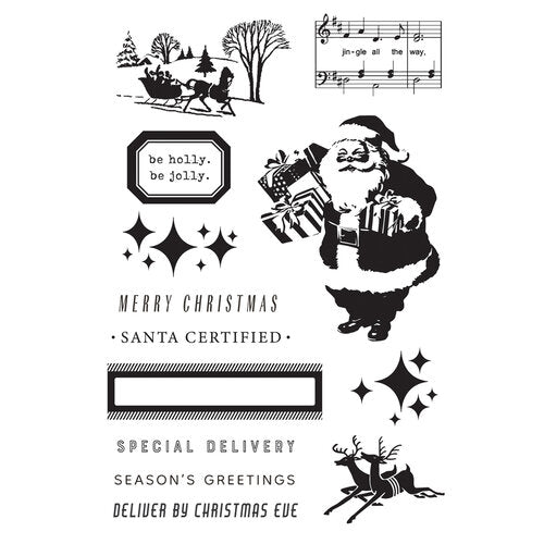 View 2 of Simple Vintage Holly Jolly Stamps - Simple Stories