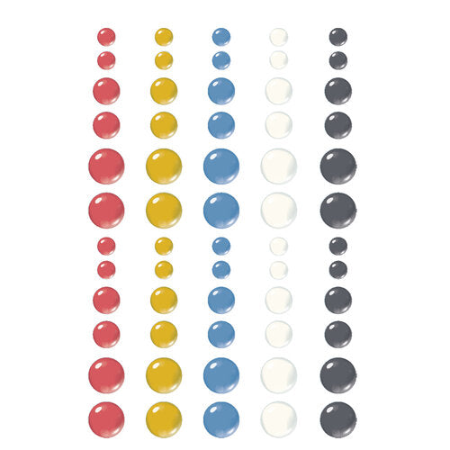 View 2 of Say Cheese Classic Mouse Enamel Dots - Simple Stories