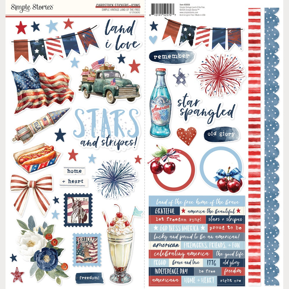 Simple Vintage Land of the Free Collection Kit - Simple Stories