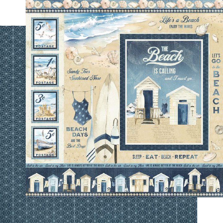 View 2 of The Beach is Calling 8" x 8" Collection Pack - Graphic 45