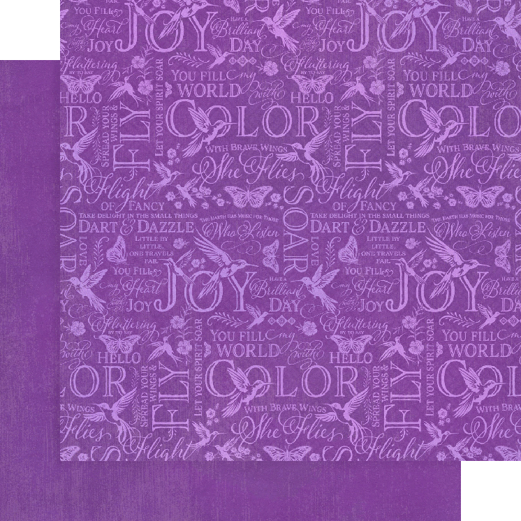 Flight of Fancy 12" x 12" Patterns & Solids Pack - Graphic 45