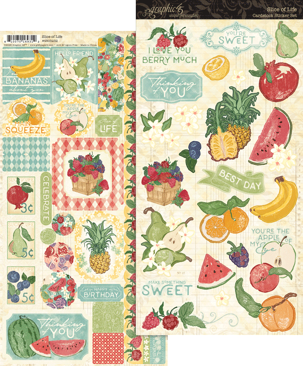 Slice of Life Sticker Set - Graphic 45