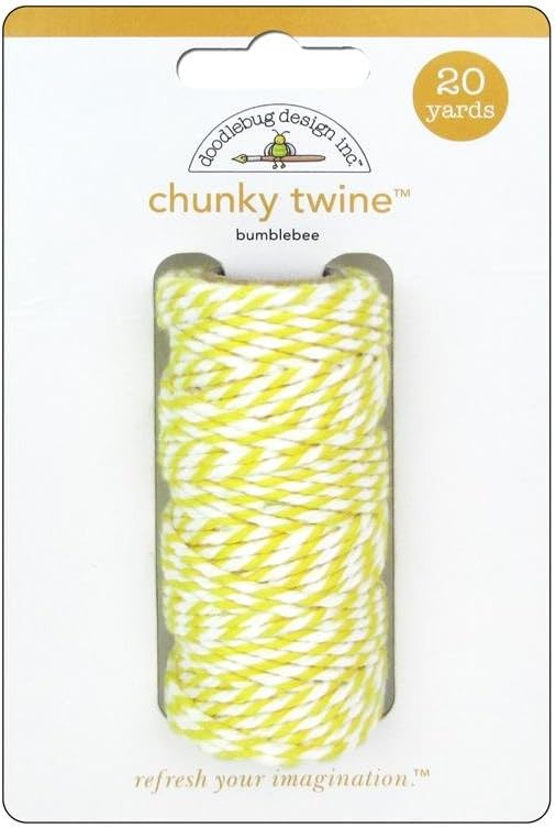 Bumblebee Chunky Twine - Monochromatic - Doodlebug
