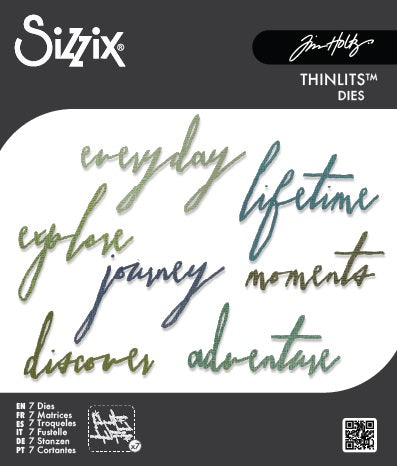 Journey Handwritten Thinlits Die Set - Tim Holtz