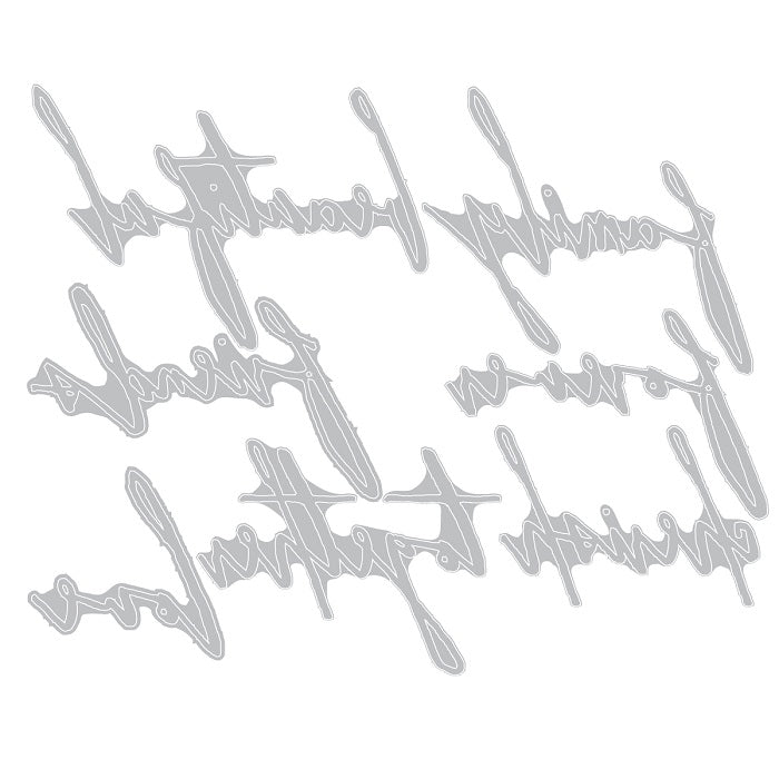 Love Handwritten Thinlits Die Set - Tim Holtz
