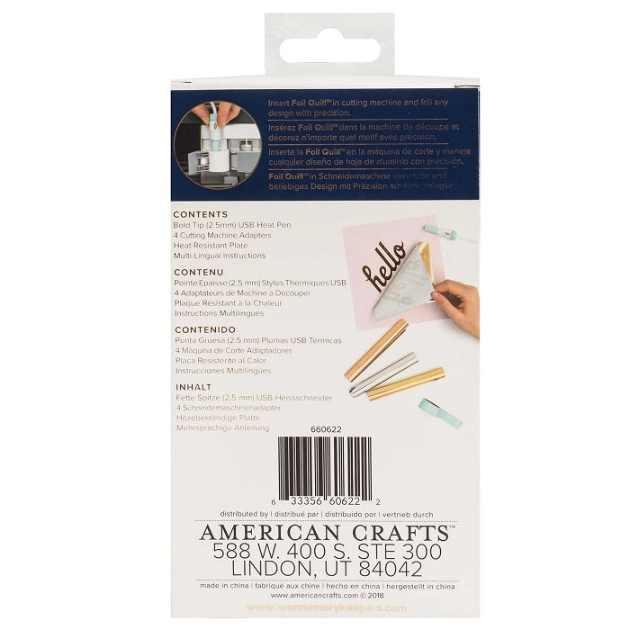 Bold Tip Heat Activated Pen - Foil Quill - We R Memory Keepers