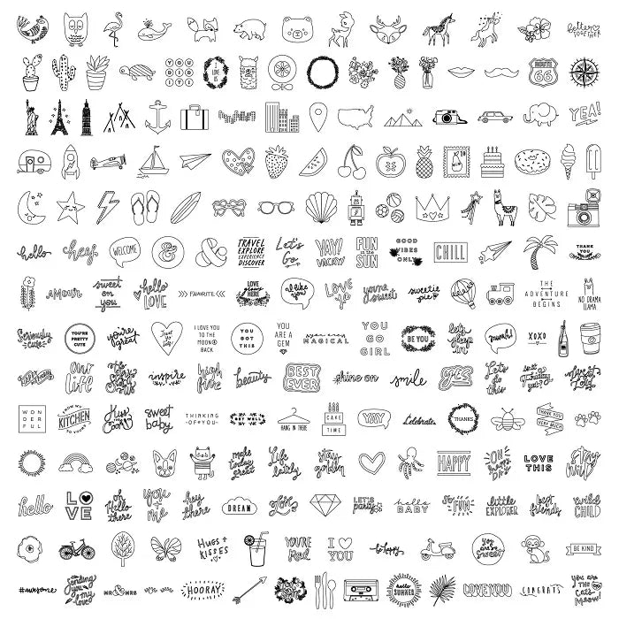 Icons & Words Designs USB Artwork Drive - Foil Quill - We R Memory Keepers