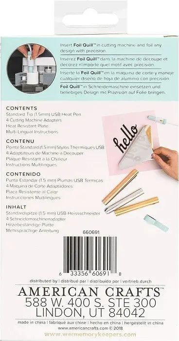 Standard Tip Heat Activated Pen - Foil Quill - We R Memory Keepers