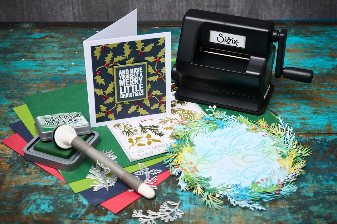 Mini Holiday Greens Thinlits Die Set - Sizzix