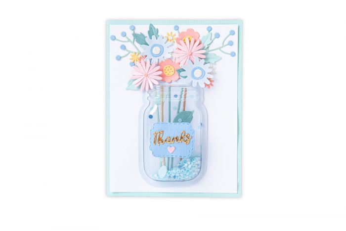 3" x 1-3/4" Shaker Domes Jar - Sizzix - Clearance