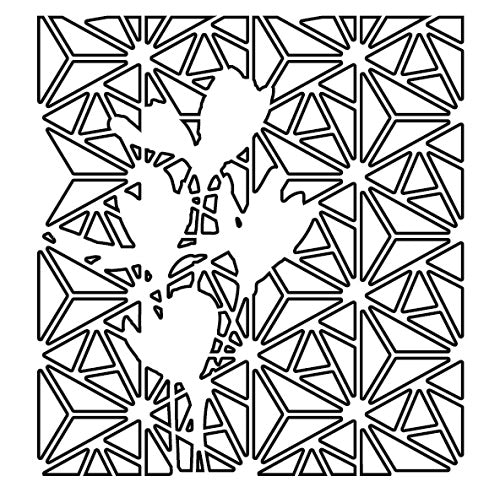 Geo Flowers Layered Stencils - Making Tool - Sizzix