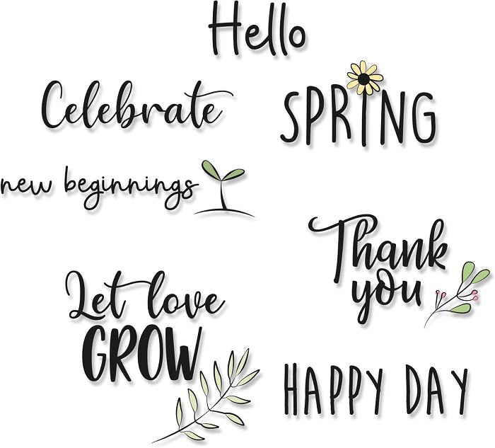 New Beginnings Clear Stamps - Olivia Rose - Sizzix