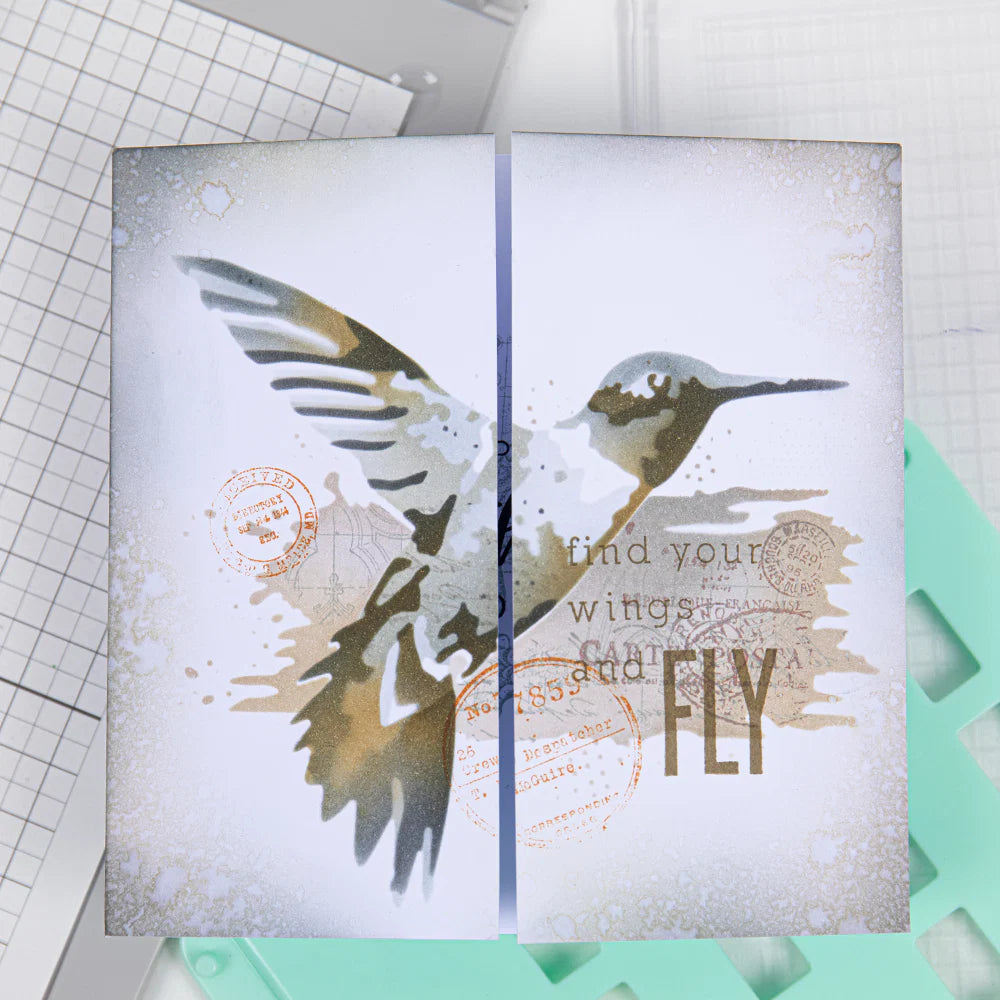 Hummingbird Layered Stencils - Making Tool - Sizzix