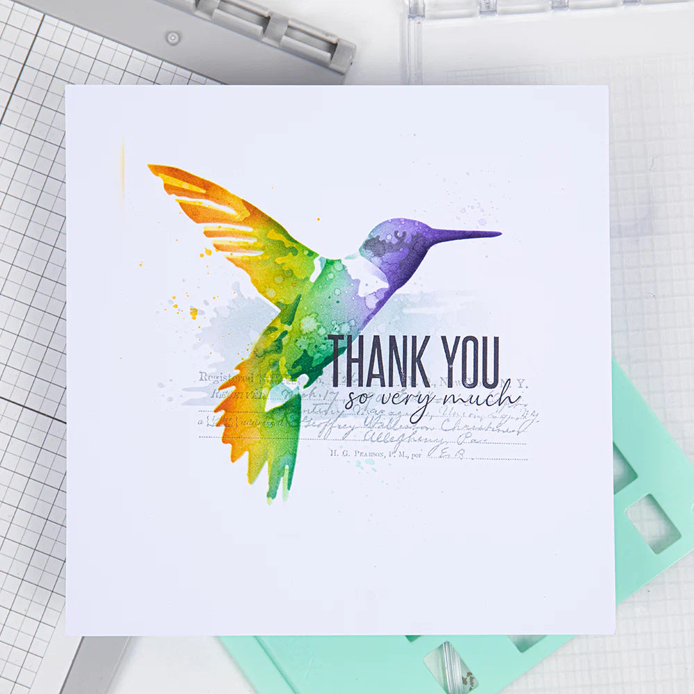 Hummingbird Layered Stencils - Making Tool - Sizzix