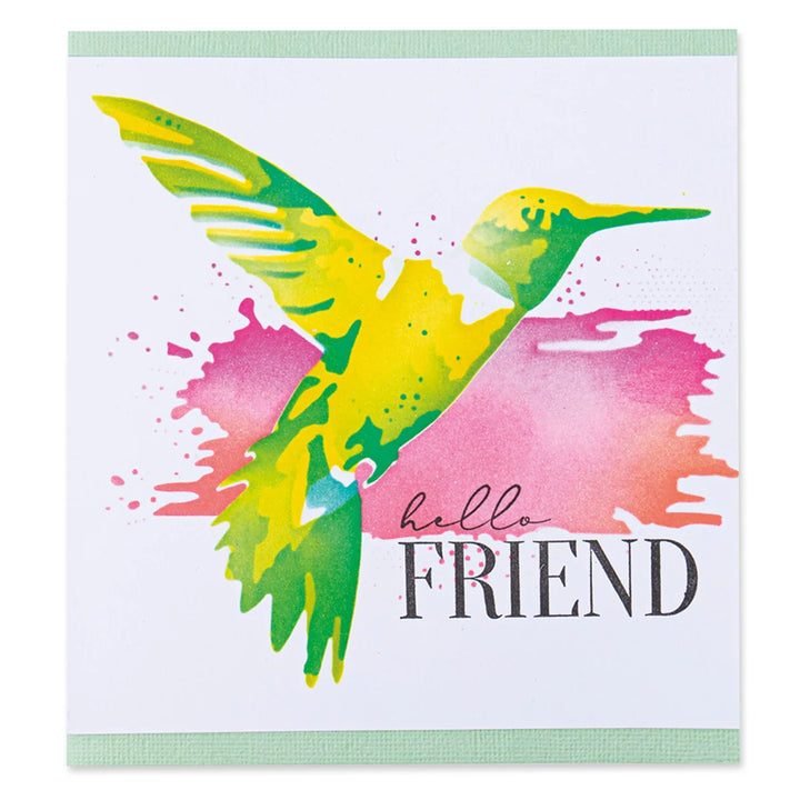 Hummingbird Layered Stencils - Making Tool - Sizzix