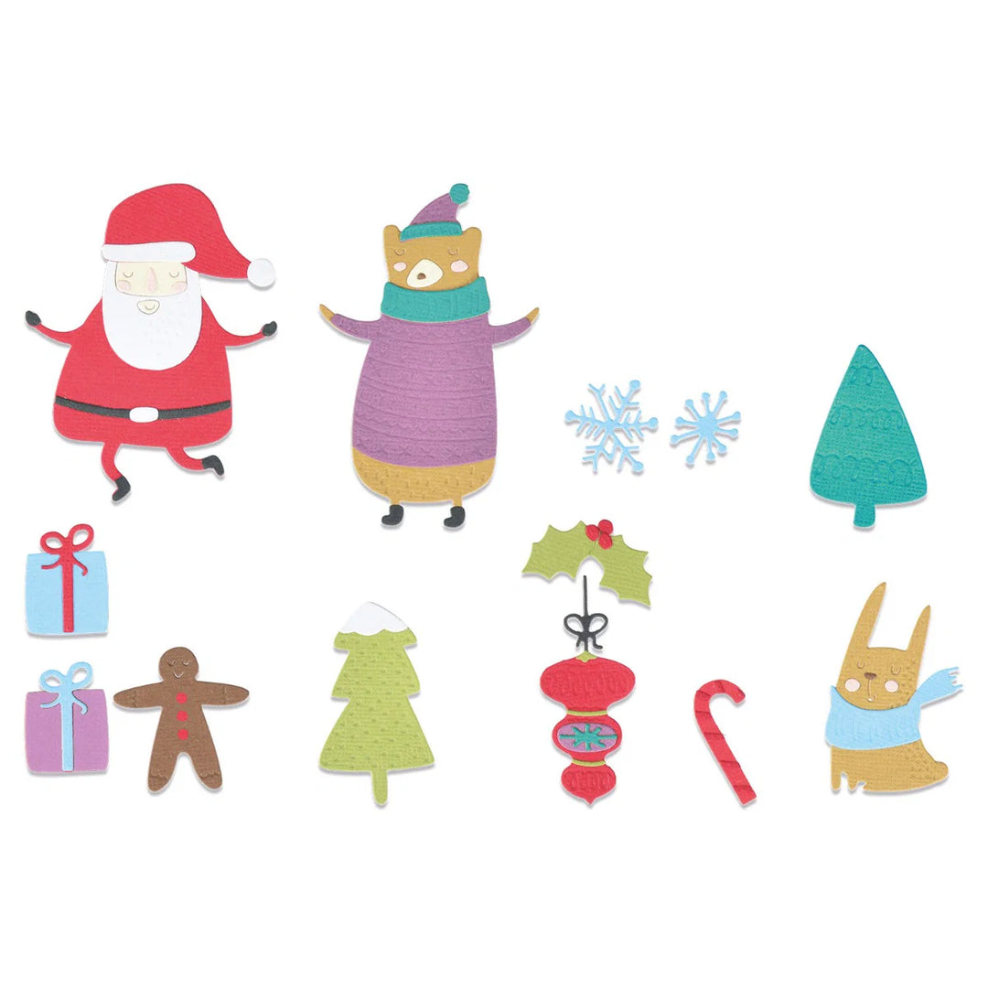 Doodle Christmas Thinlits Dies - Olivia Rose - Sizzix
