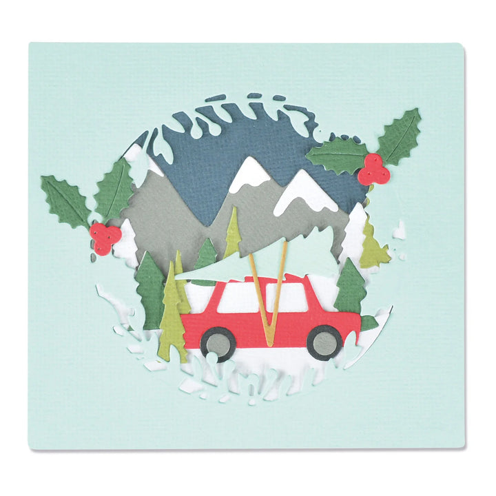 Winter Woodland Thinlits Dies - Olivia Rose - Sizzix