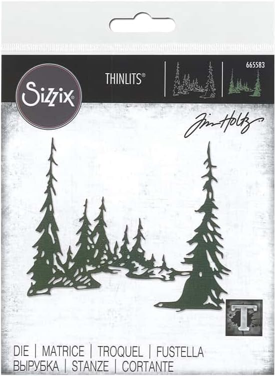 Tall Pines Thinlits Die - Tim Holtz - Sizzix