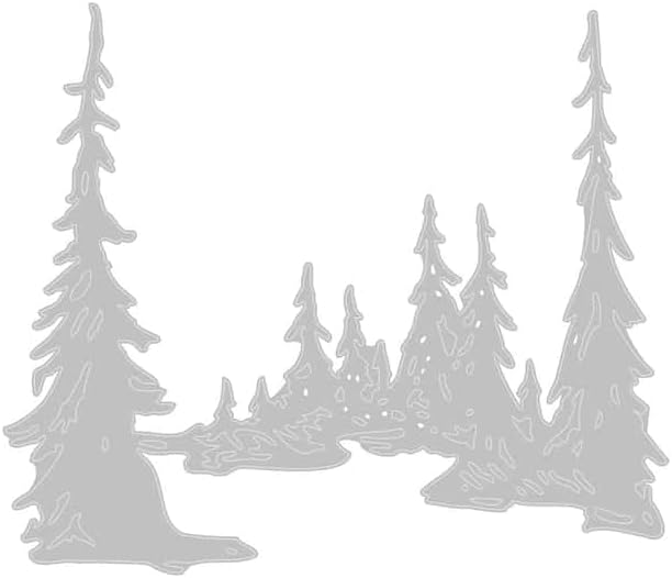 Tall Pines Thinlits Die - Tim Holtz - Sizzix